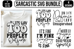 Sarcastic Svg , Funny Sarcasm Svg Product Image 1