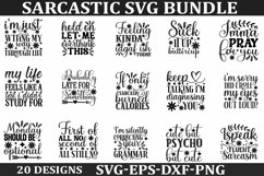 Sarcastic Svg Bundle, Funny Quotes SVG, Mug SVG Sarcastic Product Image 1