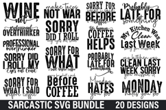 Sarcastic SVG Bundle -Sarcastic Quotes SVG Design Product Image 1