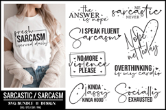 Sarcastic SVG Bundle, Sarcasm SVG Bundle, Funny SVG Design Product Image 1