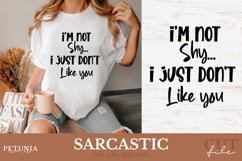 Sarcastic svg cut file being used as a funny t-shirt print