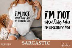 Sarcastic svg cut file being used as a funny t-shirt print