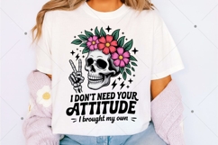 Sarcastic PNG, I Don't Need Your Attitude PNG, Funny Adult Product Image 2