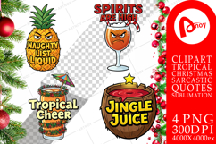 Sarcastic Tiki Holiday Sublimation Product Image 1