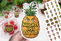 Sarcastic Tiki Holiday Sticker Product Image 1