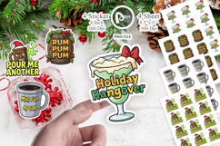 Sarcastic Tiki Holiday Sticker Product Image 1