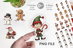 Sarcastic Creepy Xmas Sticker Product Image 1