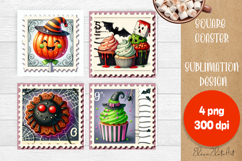 Sweet sarcastik Halloween Cake Coaster Design, Stamps Product Image 1