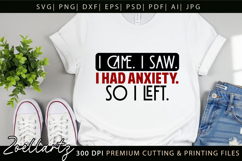 Sarcastic Mental Health SVG Funny Anxiety T-shirt Mug Design Product Image 6