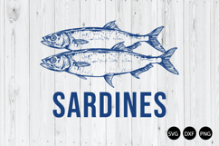 Sardine Fish SVG, Summer Trending SVG Product Image 1