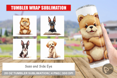 Judgmental Dog Tumbler Product Image 1