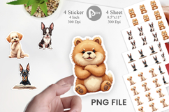 Judgmental Dog Sticker Product Image 1