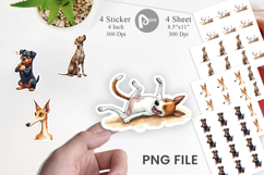 Judgmental Dog Sticker Product Image 1