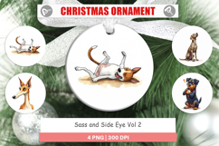 Judgmental Dog Ornament Product Image 1