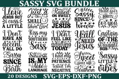 Sassy SVG Bundle Sarcastic SVG, Design, Funny Quotes Product Image 1