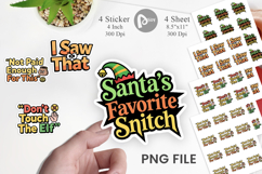 Sassy Elf Quote Sticker Product Image 1