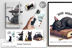 Sassy Familiars Digital Paper Product Image 1