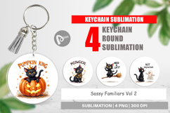 Sassy Familiars Keychain Product Image 1