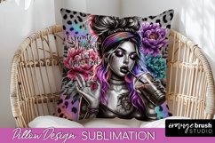 Sassy Girl Pillow Cover - Sarcastic Qoute Pillow Sublimation Product Image 1