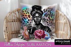 Sassy Girl Pillow Cover - Sarcastic Qoute Pillow Sublimation Product Image 1