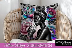 Sassy Girl Pillow Cover - Sarcastic Qoute Pillow Sublimation Product Image 1
