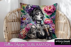 Sassy Girl Pillow Cover - Sarcastic Qoute Pillow Sublimation Product Image 1