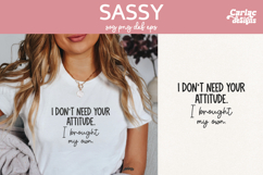 Sassy Girl Quote SVG PNG