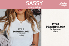 Sassy Girl Quote SVG PNG