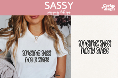 Sassy Girl Quote SVG PNG