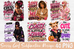 Sassy Girl Sublimation Bundle, Inspirational Women Quotes Product Image 2