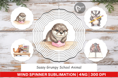 Sassy Grumpy Animal Wind Spinner Product Image 1