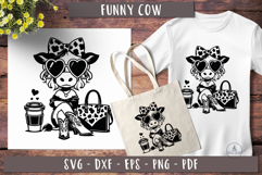 Sassy highland cow svg Funny Highland cow 