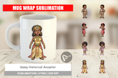 Sassy Historical Ancestor Mug Wrap Product Image 1
