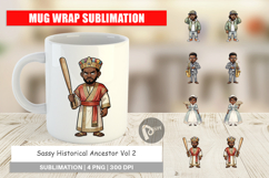 Sassy Historical Ancestor Mug Wrap Product Image 1