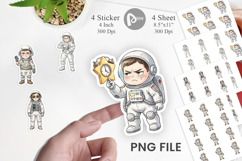 Sassy Introvert Astronaut Sticker Product Image 1