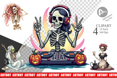 Sassy Lady Bones Clipart Product Image 1
