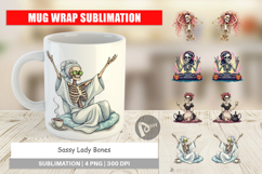 Mug Wrap Sassy Lady Bones Product Image 1