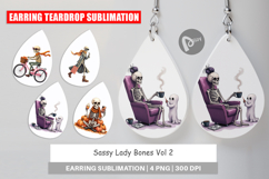 Earring Sassy Lady Bones Product Image 1