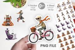 Sassy Lady Bones Sticker Product Image 1