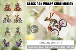 Glass Can Sassy Lady Bones Product Image 1