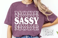 Sassy Mode SVG - Sarcastic - Drama Queen Shirt PNG - Moody Product Image 4