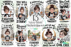 Sassy Mom Kitchen Quotes Product Image 1