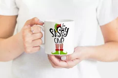 I'm the Sassy One Print | Funny Christmas Elf Sublimation Product Image 2