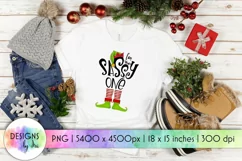 I'm the Sassy One Print | Funny Christmas Elf Sublimation Product Image 1
