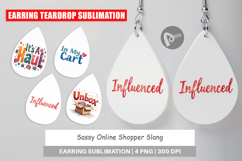 Sassy Online Shopper Earring Product Image 1