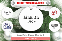 Sassy Online Shopper Ornament Product Image 1