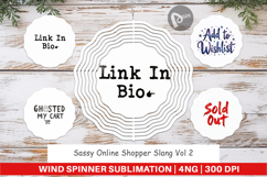 Sassy Online Shopper Wind Spinner Product Image 1