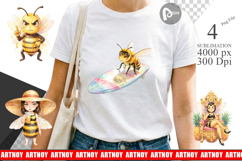 Sassy Queen Bee Vacation Sublimation Product Image 1