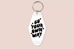 sassy quotes motel keychain cutting files SVG DXF PNG EPS digital files instant download