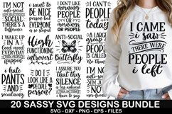 Sassy Quotes SVG Bundle Product Image 1